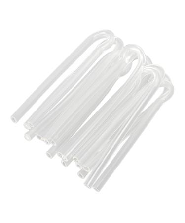 Pre-shaped sound hose sound aid replacement hose transmits sound for daily use (R-R-tube flat mouth) R tube flat Mouth