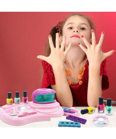 Nail Art Studio Beauty Set - Non-Toxic Gift for Girls | Fashionable Nail Dryer & Accessories - Buy Online on GoSupps.com