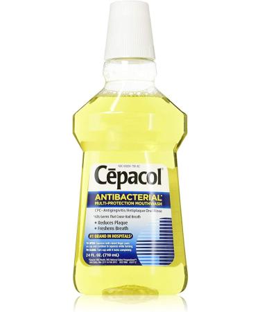Cepacol Antibacterial Mouthwash and Gargle Gold 24 oz. (Pack of 6) - 144 Fl Oz (6 Pack) - Buy Online on GoSupps.com