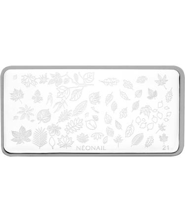 Neonail Stamping Plate 21 - Premium Nail Art Stencil for Stunning Designs - Perfect for French Nails & Creative Nail Stamping - Buy Online on GoSupps.com