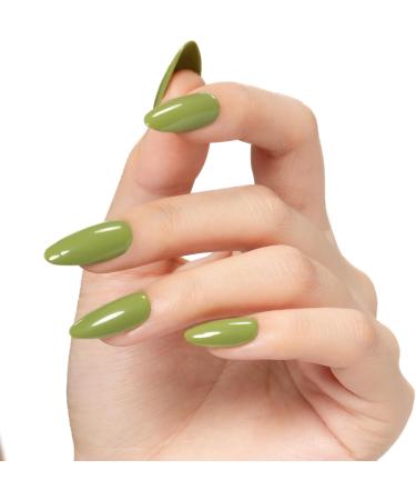 MEGIOR Green Gel Nail Polish 15ml Moss Green Gel Polish 1PCS Soak Off UV LED Nail Gel Polish for Nail Art Manicure Salon DIY Home for Women Girls Nails - Buy Online on GoSupps.com