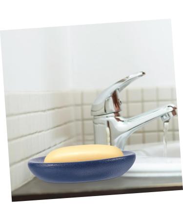 KONTONTY 1pc Box Soap Box Rectangular Soap Dish Bathing under Bar Soap Holder Washbasin Hook Sink Dark Blue Soap Dish Strip Holder Orange Pumpkin Bowl Ins Soap Dish Ceramics Jewelry Plate 1 M - Buy Online on GoSupps.com