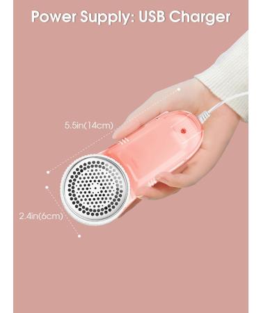 Buy Wasaga Electric Lint Remover - Fast & Effective Fabric Razor for Sweaters & Clothing - Anti-Pilling & Hair Bale Cutter (Pink) | International Shipping - Buy Online on GoSupps.com