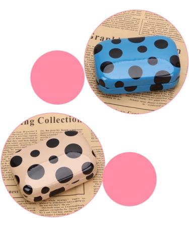 Buy Healeved 6 STK Mini Contact Lens Case - Stylish Colored Contact Lens Containers & Applicators for Safe Storage - Buy Online on GoSupps.com