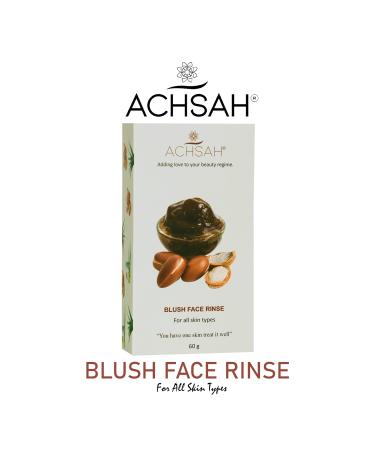 ACHSAH Blush Face Wash - Blemish Reducer Cream Exfoliant for All Skin Types Sulphate Free 60gm/2.1 Oz - Buy Online on GoSupps.com