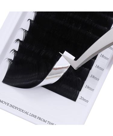 Professional Individual Classic 1:1 Eyelash Extensions - 0.07mm CC Curl Mix (15-20mm) - Natural Look Black Eyelashes for Experts - Buy Online on GoSupps.com