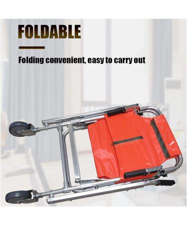 Folding Stretcher Stair Chair Aluminum Alloy Light Weight Foldaway Ambulance Firefighter Evacuation Medical Lift Stair with Quick Release Buckle Emergency Evacuation Chair - Buy Online on GoSupps.com