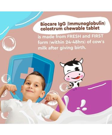 ALIBOOSTER - 200 Colostrum IgG IgM IgA Chewable Tablets + Inulin + Chocolate Powder - Buy Online on GoSupps.com