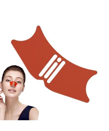 lyanny lyanny Nose Contour Template Nose Contour Template Nose Contour Eyeliner Eyelashes Lip Discs 4in1 for Women and Beginners Eye Makeup Applicator Guide Orange1