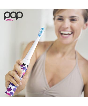 Buy Pop Sonic Electric Toothbrush (Purple Bubble) - Portable Kids Toothbrush with 2 Speeds & 30 000 Strokes/Minute - DuPont Bristles Travel-Friendly & Battery Operated - Buy Online on GoSupps.com