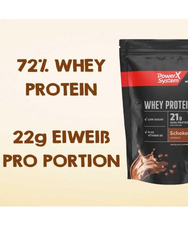 Power System Whey Protein Powder Chocolate 21g High Protein per Serving | 6 x 420g | International Shipping - Buy Online on GoSupps.com
