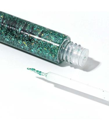 Sparkle and Shine with Eyret Green Liquid Eyeshadow - Long Lasting Glitter Eyeliner for Women and Girls - Buy Online on GoSupps.com