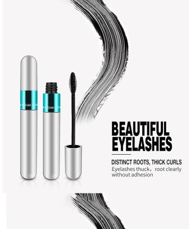 Mirora 2-in-1 Waterproof Mascara for Natural Lengthening and Thickening - 4D Silk Fiber Formula for 5x Longer Lashes - Won't Clump, Lasts All Day - Dark Cyan (1 Pack) - Buy Online on GoSupps.com