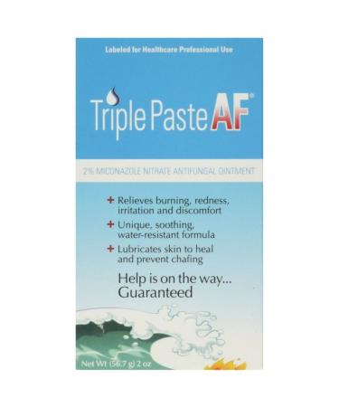 Triple Paste AF Antifungal Nitrate Medicated Ointment 2 oz (Pack of 2)