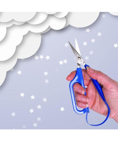 PETA Easi-Grip Long Loop Scissors Stainless Steel and Polymer Handle Self Opening Scissors Ergonomic Grip for Anyone with Poor Hand Control Weak Grip and Joint Problems 45mm Pointed Blade - Buy Online on GoSupps.com