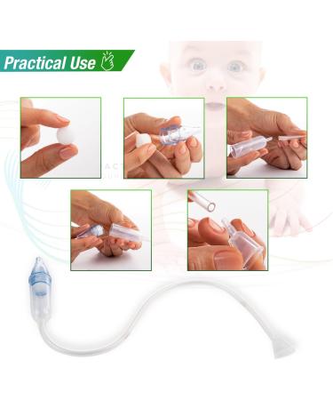 Odta Reusable Baby Nasal Aspirator + 22 Filters & 12 Replacement Heads | Easy Flow Control | Mucus Cleaner for Baby Nose | Shower Gift Set - Buy Online on GoSupps.com