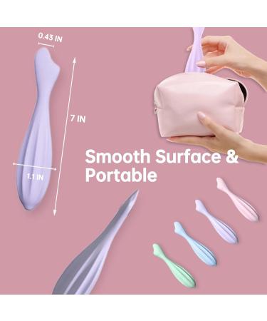 Silicone Facial Massage Roller - Skin Lifting Tool for Contouring & Circulation | Beauty Massager (Purple) - International Shipping Available - Buy Online on GoSupps.com