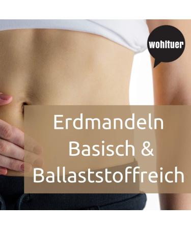 Wohltuer Organic Tiger Nuts Whole 1000g - Chufas | Raw Food Quality Fair Trade Natural & Organic Snacks - Buy Online on GoSupps.com