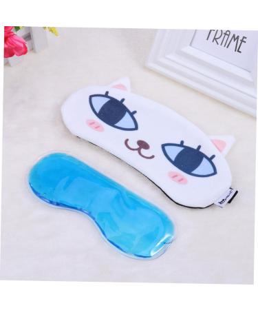Fomiyes Eye Flap Sleeping Mask - Cartoon Cat Design Perfect Gift for Yoga Lovers & Parties | Light-Filtering Comfort - Buy Online on GoSupps.com