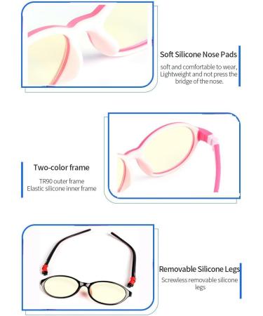 Shop Lanlang Blue Light Filter Glasses for Kids | UV400 Protection TR90 & Silicone Frame Ages 3-10 Perfect for Screen Time & Play - Buy Online on GoSupps.com