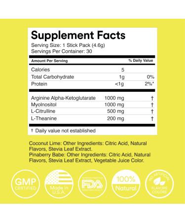 Mixhers Herpower Energy Drink Powder | Focus Supplement | Caffeine Free | 30 Drink Packets | Variety Pack - 30-Pack - Buy Online on GoSupps.com