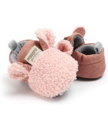 LACOFIA Baby Anti-Slip Winter Booties 3-6 Months Pink - Buy Online on GoSupps.com