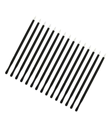 SOESFOUFU Makeup Eye Wands 50pcs Eyeliner with Brush Applicator White Eye Makeup Tools Eyeliner Brush Disposable Wand 10*0.5cm White