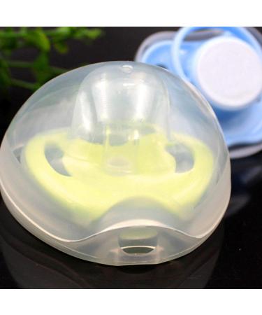 Duhe189014 Portable Pacifier Case - Transparent All-in-One Silicone Holder with BPA-Free PP Storage Box - Dust-Proof and Durable - Buy Online on GoSupps.com