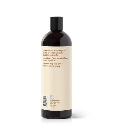 Plant Therapy Sweet Almond Oil - 100% Pure, Cold Pressed for Skin, Hair, Body, Face & Baby - Natural Moisturizer, Massage & Aromatherapy Carrier Oil - Made in USA, 16 oz - Buy Online on GoSupps.com