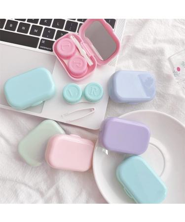 Fez 4-Piece Contact Lens Container Set - Travel-Friendly Lens Storage with Tweezers | Durable Accessories Case - Buy Online on GoSupps.com