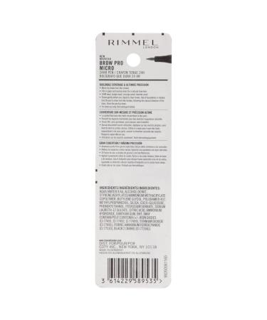 Rimmel London Brow Pro Micro Precision Pen - 001 Blonde Eyebrow Pencil for Women | International Shipping Available - Buy Online on GoSupps.com