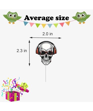 18pcs Rock and Roll Cupcake Toppers for Boys Girls Adult Born to Rock Roll Rockstar Party Decorations Supplies Guitar Music 80s Cake Decorations - Buy Online on GoSupps.com