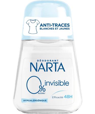  LOT OF 12 Narta Women Invisible Roll-on Deodorant 0% 50ml - Buy Online on GoSupps.com
