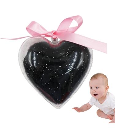 Baby Powder Puff | Heart Shape Powder Puff | Washable Long-haired Powder Puff for Face Cleaning Soft Makeup Powder Puff for Babies Black - Buy Online on GoSupps.com