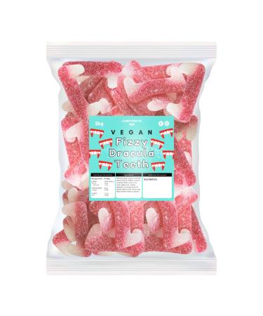Candycrave - Vegan Fizzy Dracula Teeth 2kg Bulk Bag