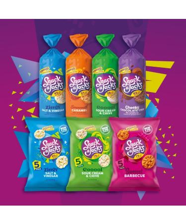 Snack a Jacks Salt and Vinegar Sharing Rice Cakes Crisps - 4.12 Oz - Buy Online on GoSupps.com