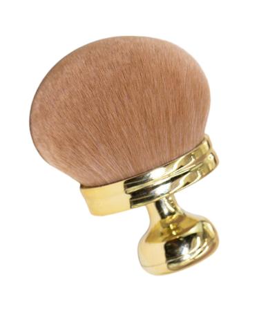 FOMIYES Fluffy and Soft Makeup Brush Makeup Tools Setting Powder Brush Blush Makeup Brush Travel Size Makeup Brushes Setting Powder Makeup Brush Beauty Brushes for Makeup Face Powder Brush 8.50X7.00X7.00CM Golden