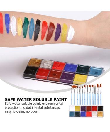 Beaupretty 1 Set Makeup Brushes & Body Color for Kids - Water-Soluble Pigment for Art & Parties - Buy Online on GoSupps.com