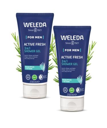 Weleda Weleda Energizing Shower Gel for Men Pack of 2 x 200 ml