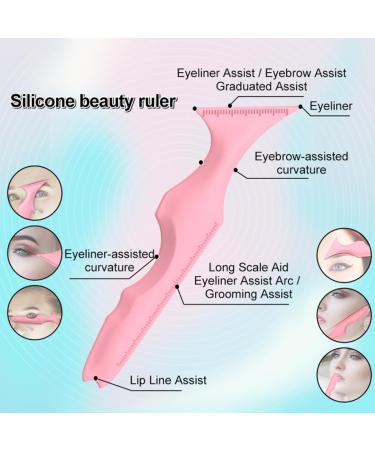 minkissy 8pi ces Pochoirs Silicone Pour Eyeliner Outil De Maquillage Pratique Pour D butantes Et Professionnelles Guide De Fard Paupi res Et Application De Mascara Facile Nettoyer 15x5.7cmx4pcs Rosex4pcs - Buy Online on GoSupps.com