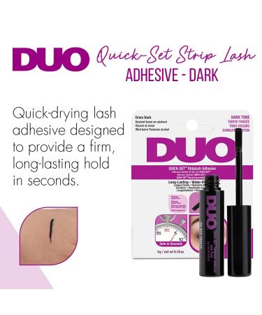 Duo Quick Set Dark False Lash Adhesive - Fast Drying, 0.18 oz | Ultimate Hold - Buy Online on GoSupps.com