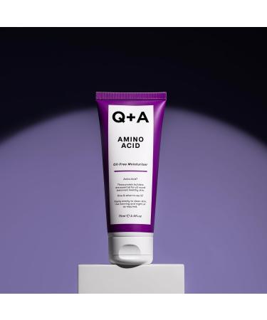 Q+A Amino Acid Oil Free Moisturiser 75ml | Hydrating & Lightweight Formula | Ideal for All Skin Types - Shop Internationally - Buy Online on GoSupps.com