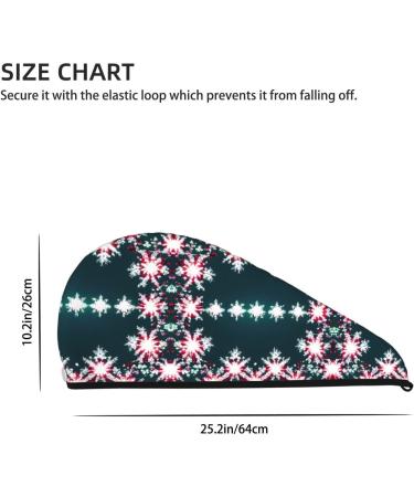 Merry Christmas Coral Velvet Dry Hair Cap with Buttons | Anti Frizz Caps for Curly & Thick Hair - Buy Online on GoSupps.com