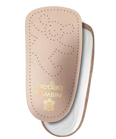 Pedag Bambini  German Made 3/4 Children's Orthotic Insole  Vegetable Tanned Leather  Size: US Little Kid 1/2  US Women's 2/3  EU 32-33 Little Kid 2CH/3L  EU 32/33