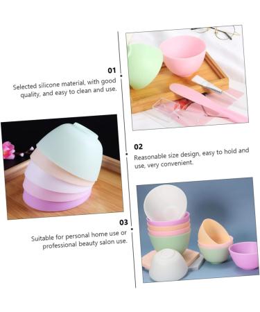 Mipcase Bols M langer pour Masques Faciaux 10 Pi ces Taille Moyenne en Silicone Souple pour Usage Maison et Salon de Beaut DIY Soins du Visage Style Al atoire - Buy Online on GoSupps.com