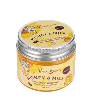 Hand mask with milk honey handbath in paraffin Professional paraffin wax bath hand mask pull off fragrant handwax gloves made of paraffin wax sweetheart light cream