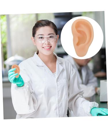 1pc Healvian Silicone Ear Tool - Fake Ear for Practice & Care | Beige Silicone Teaching Model for Ear Supplies - Buy Online on GoSupps.com