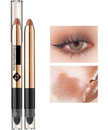 Shadow Pencil Pen | 2 in 1 Eye Brightener Stick for Highlighter Makeup - Waterproof Eyeshadow Stick Easily Freshen Up Makeup Keep You Beautiful All The Time Milk Tea Brown Shzons 03#milk Tea Brown - Buy Online on GoSupps.com