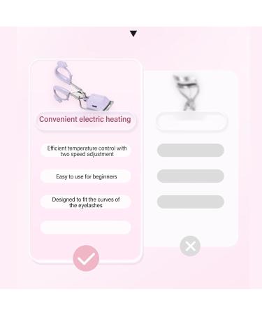 Heated Eyelash Curlers Fast Charging Electric Eyelash Curler Temperature Control Long Lasting Curling 2 in 1 Metal Heating for Women with Unique Arc Design (-1413240060711) TARSHYRY6fgecrgv8i-11 - Buy Online on GoSupps.com