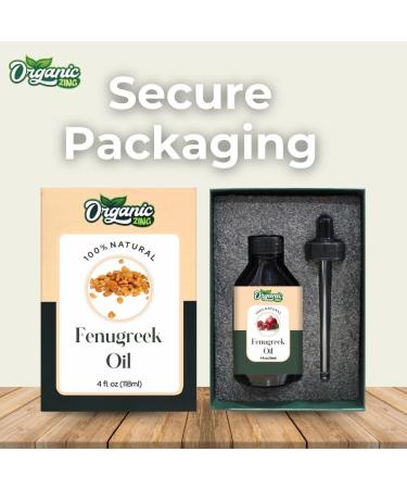 Organic Zing Fenugreek Carrier Oil - Pure & Natural for Skin Face Hair Care Aroma Therapy Diffuser Conditioner - 118ml - Buy Online on GoSupps.com